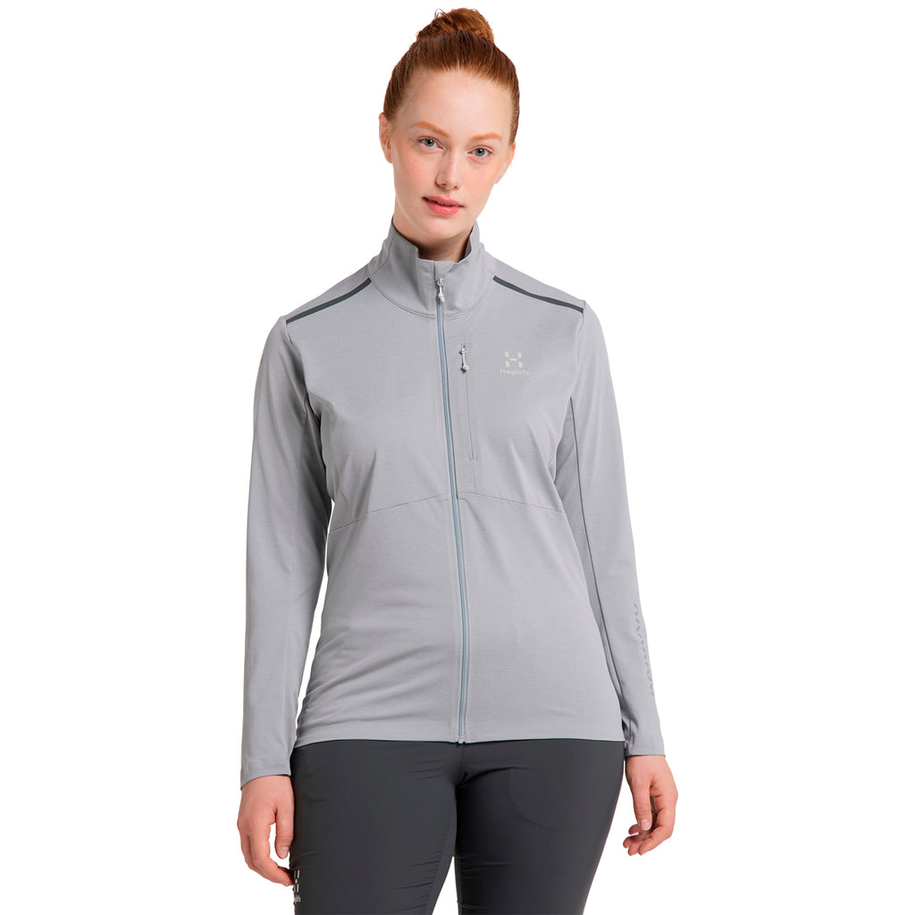 Polar Mujer L.I.M Strive Mid Jacket Women Haglöfs Gris 3