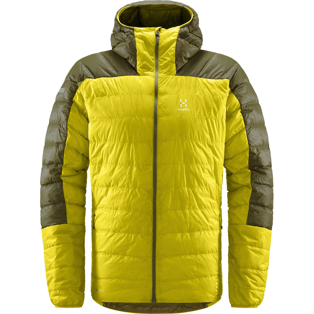 Chaqueta Hombre L.I.M Down Hood Men Haglöfs Amarillo 1