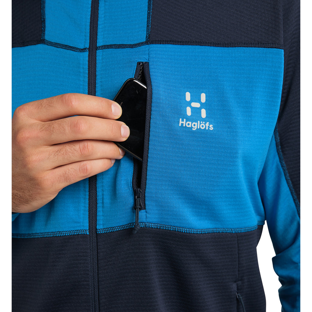 Polar Hombre L.I.M Mid Fast Hood Men Haglöfs Azul 9