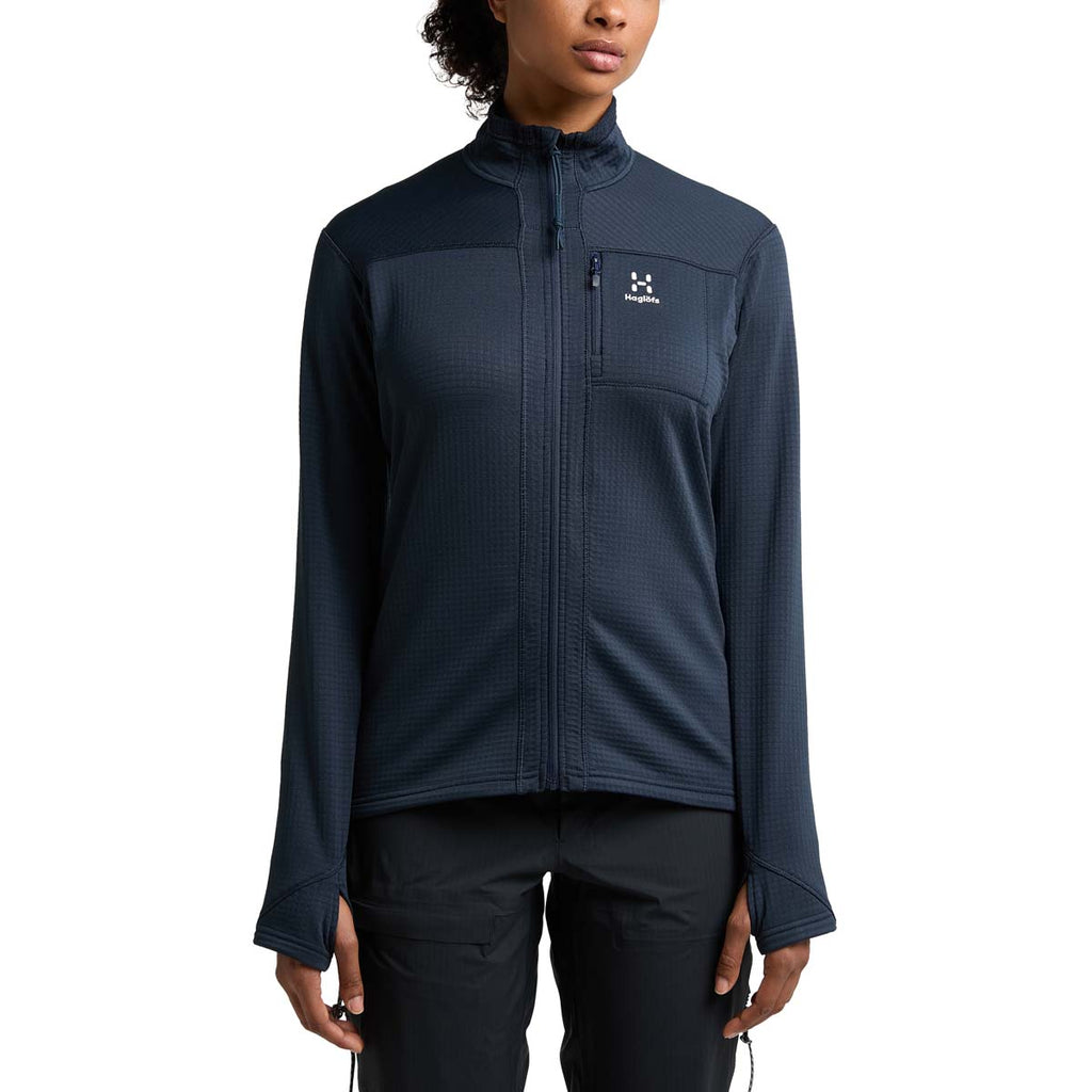 Polar Mujer Roc Spitz Mid Jacket Women Haglöfs Azul 3