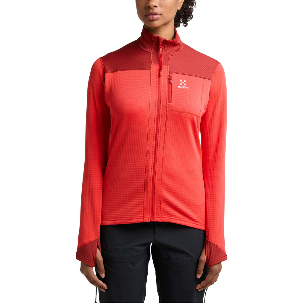 Polar Mujer Roc Spitz Mid Jacket Women Haglöfs Rojo 3