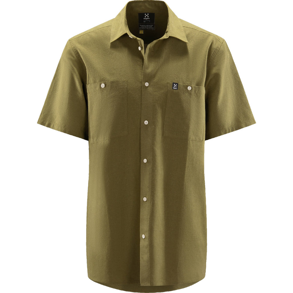 Camiseta Hombre Curious Hemp Ss Shirt Men Haglöfs Verde 1