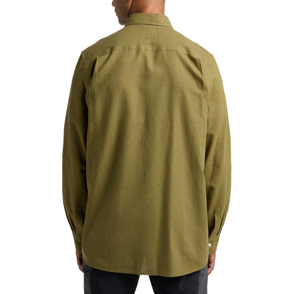 Camiseta Hombre Curious Hemp Shirt Men Haglöfs Verde 4