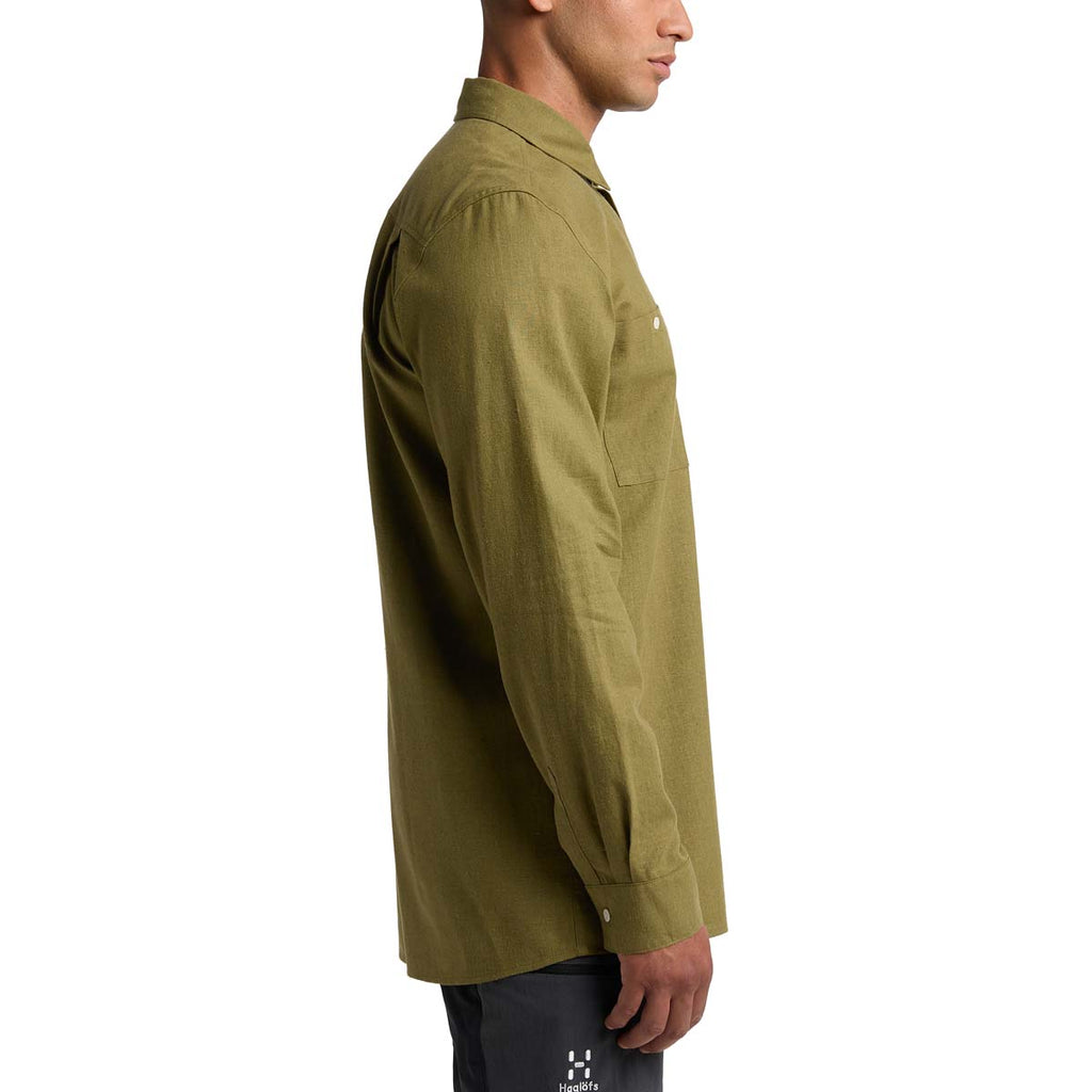 Camiseta Hombre Curious Hemp Shirt Men Haglöfs Verde 5