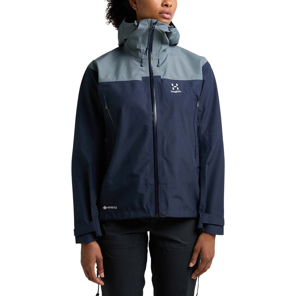 Chaqueta Mujer Roc Flash Gtx Jacket Women Haglöfs Azul 3