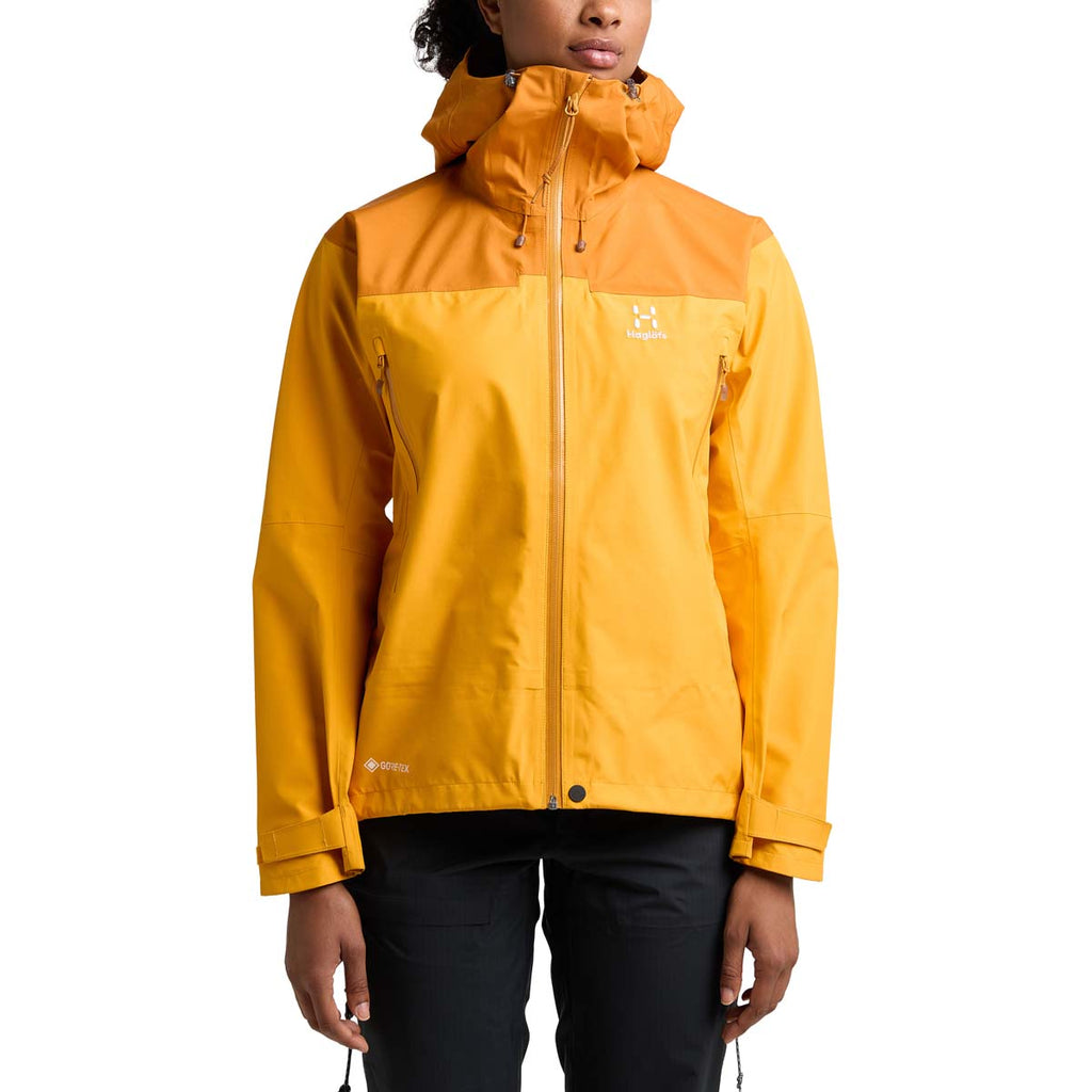 Chaqueta Mujer Roc Flash Gtx Jacket Women Haglöfs Amarillo 3