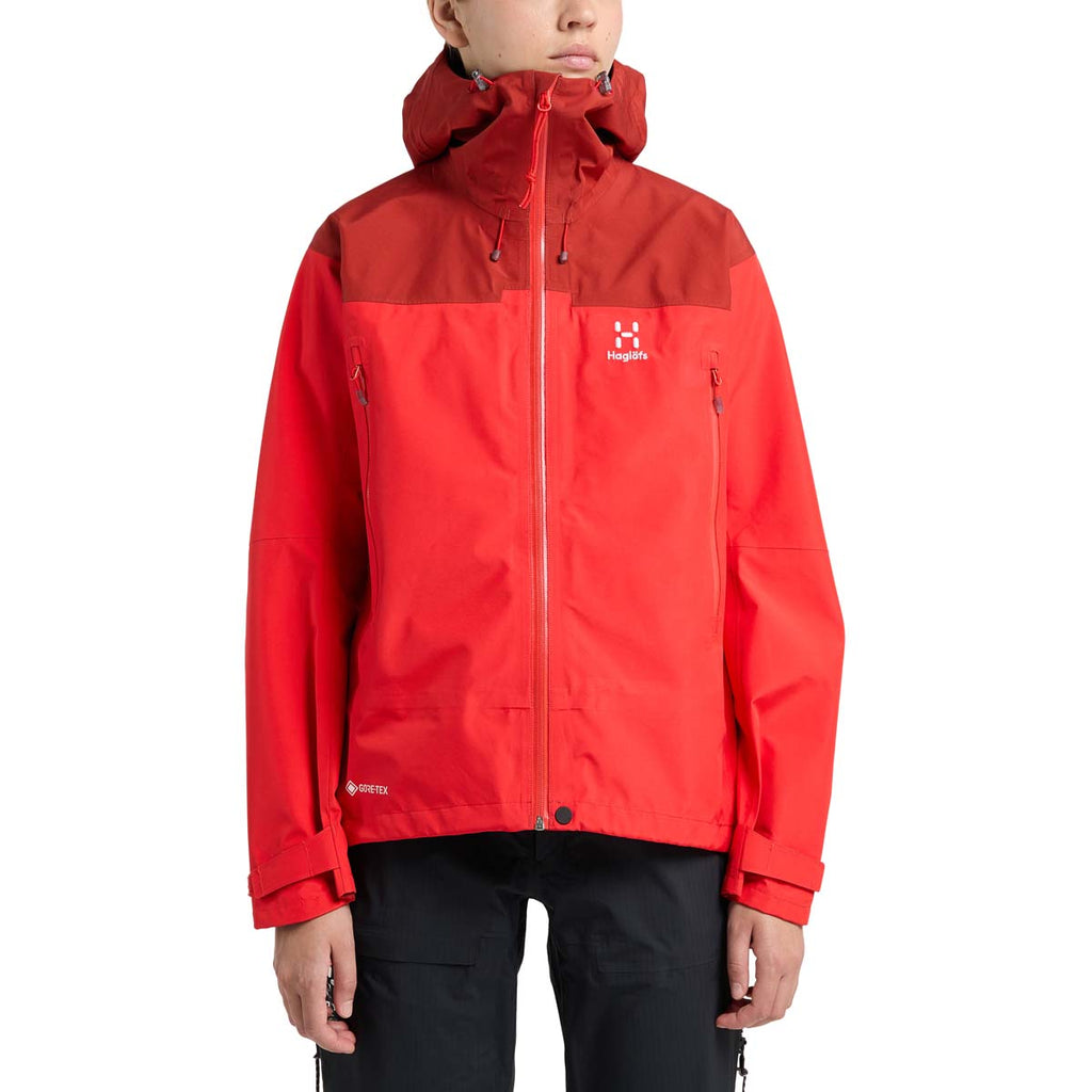 Chaqueta Mujer Roc Flash Gtx Jacket Women Haglöfs Rojo 3