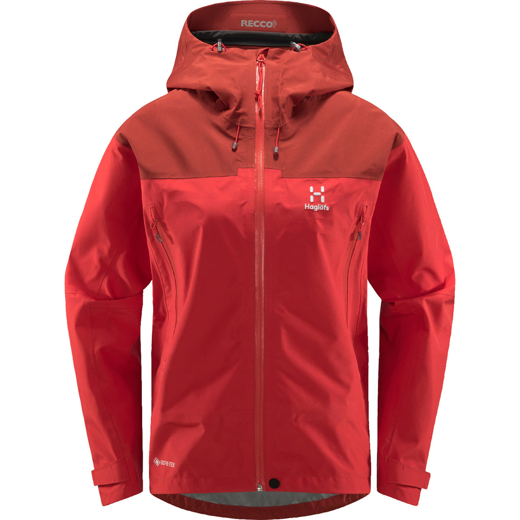 Chaqueta Mujer Roc Flash Gtx Jacket Women Haglöfs Rojo 1