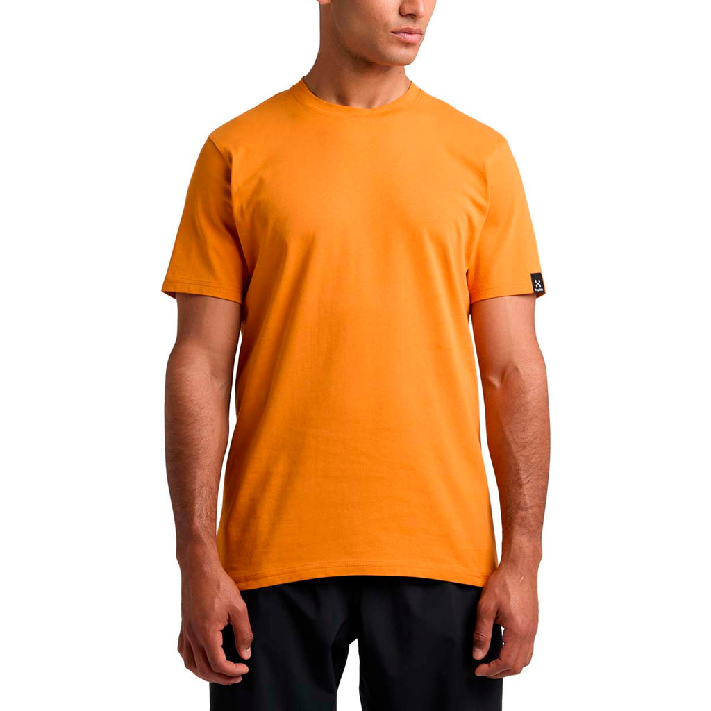 Camiseta Hombre Outsider By Nature Tee Men Haglöfs Amarillo 3