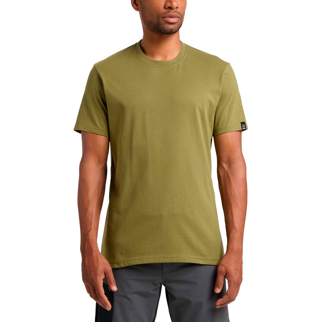 Camiseta Hombre Outsider By Nature Tee Men Haglöfs Verde 3