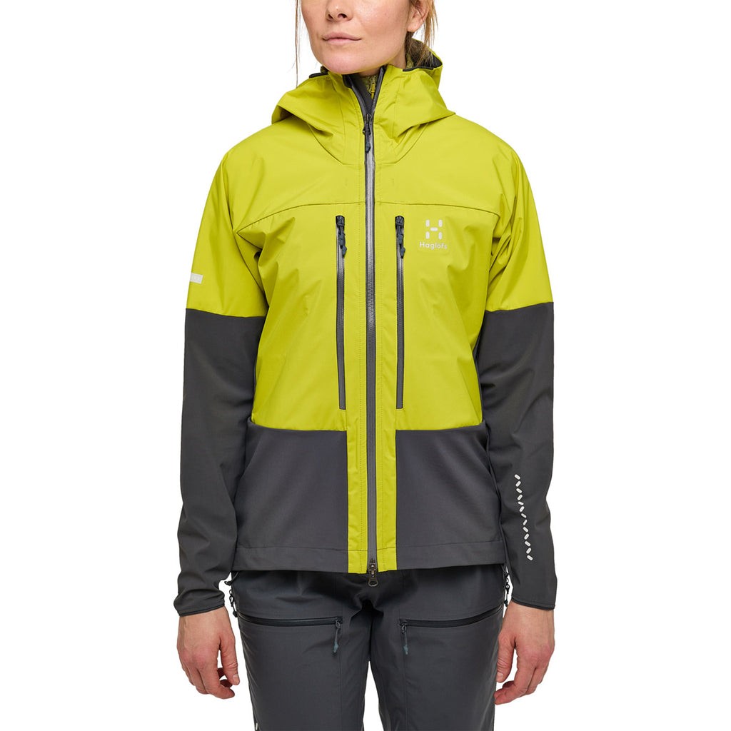 Chaqueta Mujer L.I.M Hybrid Touring Hood Wome Haglöfs Amarillo 3