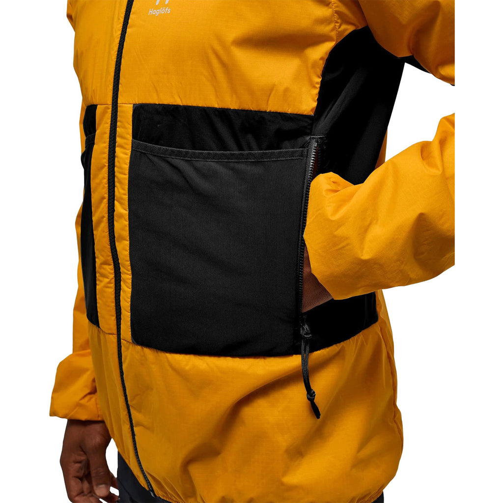 Polar Hombre Spitz Mimic Hood Men Haglöfs Amarillo 6