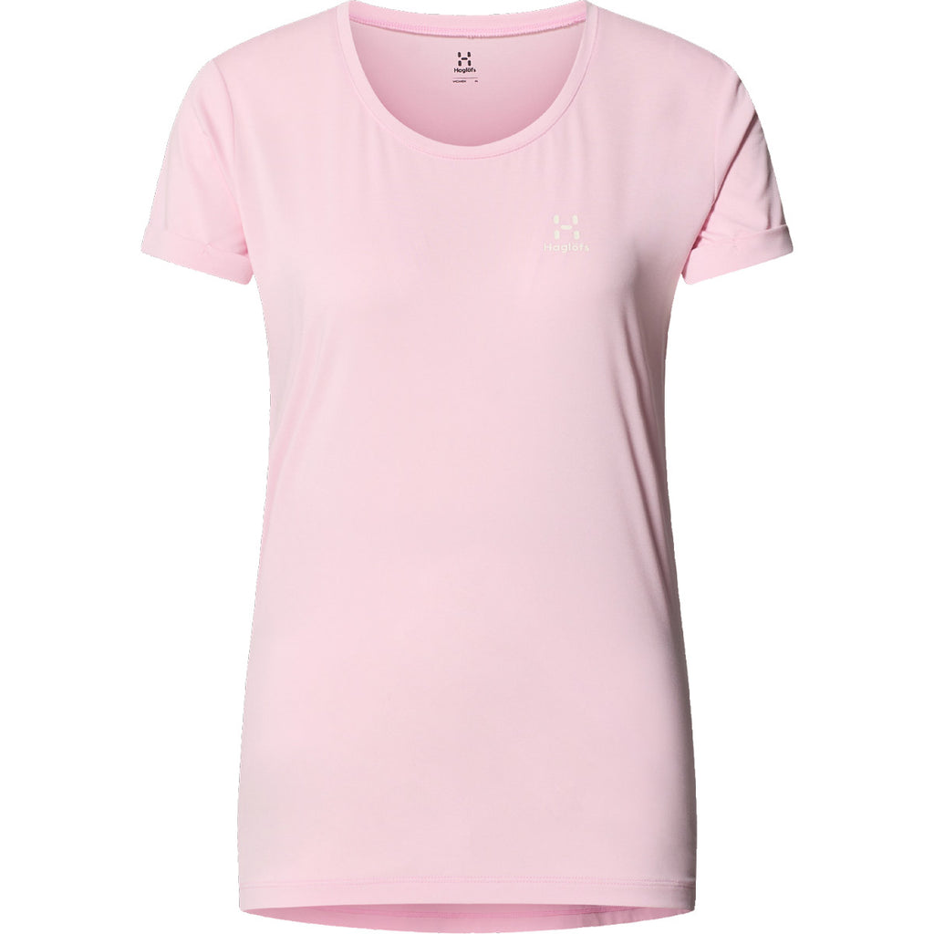 Camiseta Mujer Ridge Hike Tee Women Haglöfs Rosa 1