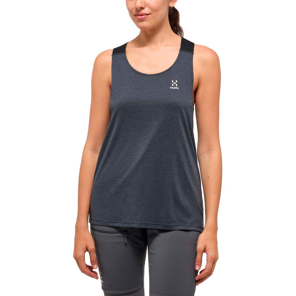 Camiseta De Tirantes Mujer Ridge Tank Women Haglöfs Negro 3