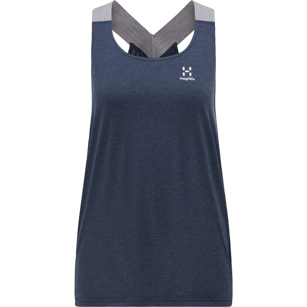 Camiseta De Tirantes Mujer Ridge Tank Women Haglöfs Azul 1