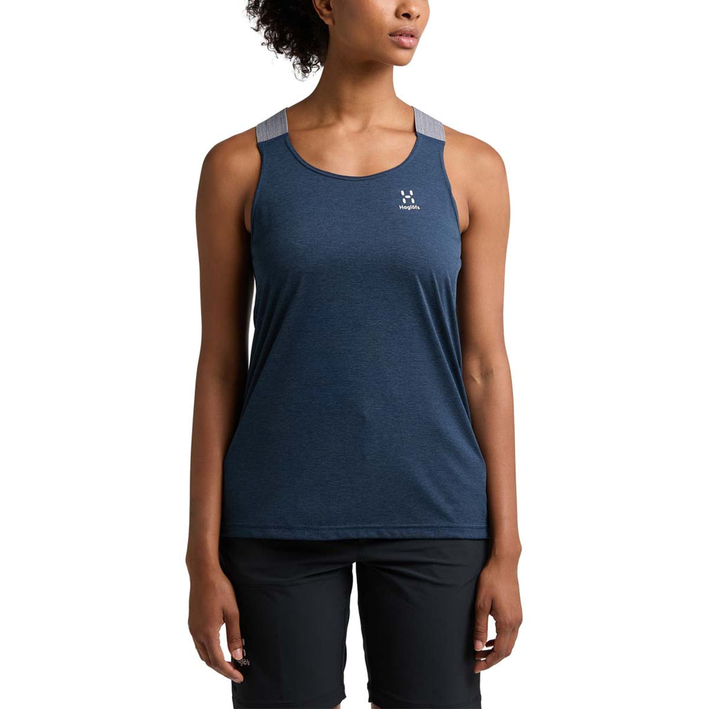 Camiseta De Tirantes Mujer Ridge Tank Women Haglöfs Azul 3