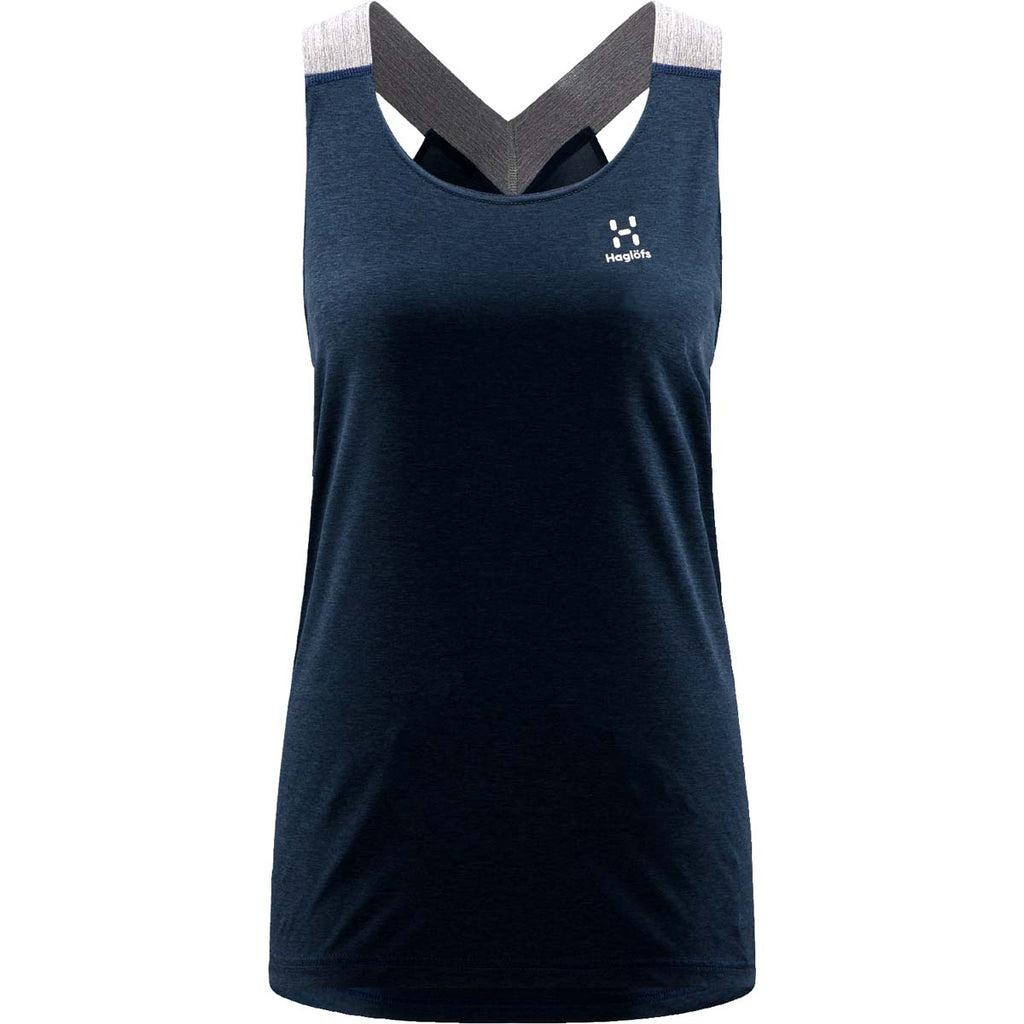 Camiseta De Tirantes Mujer Ridge Tank Women Haglöfs Azul 1