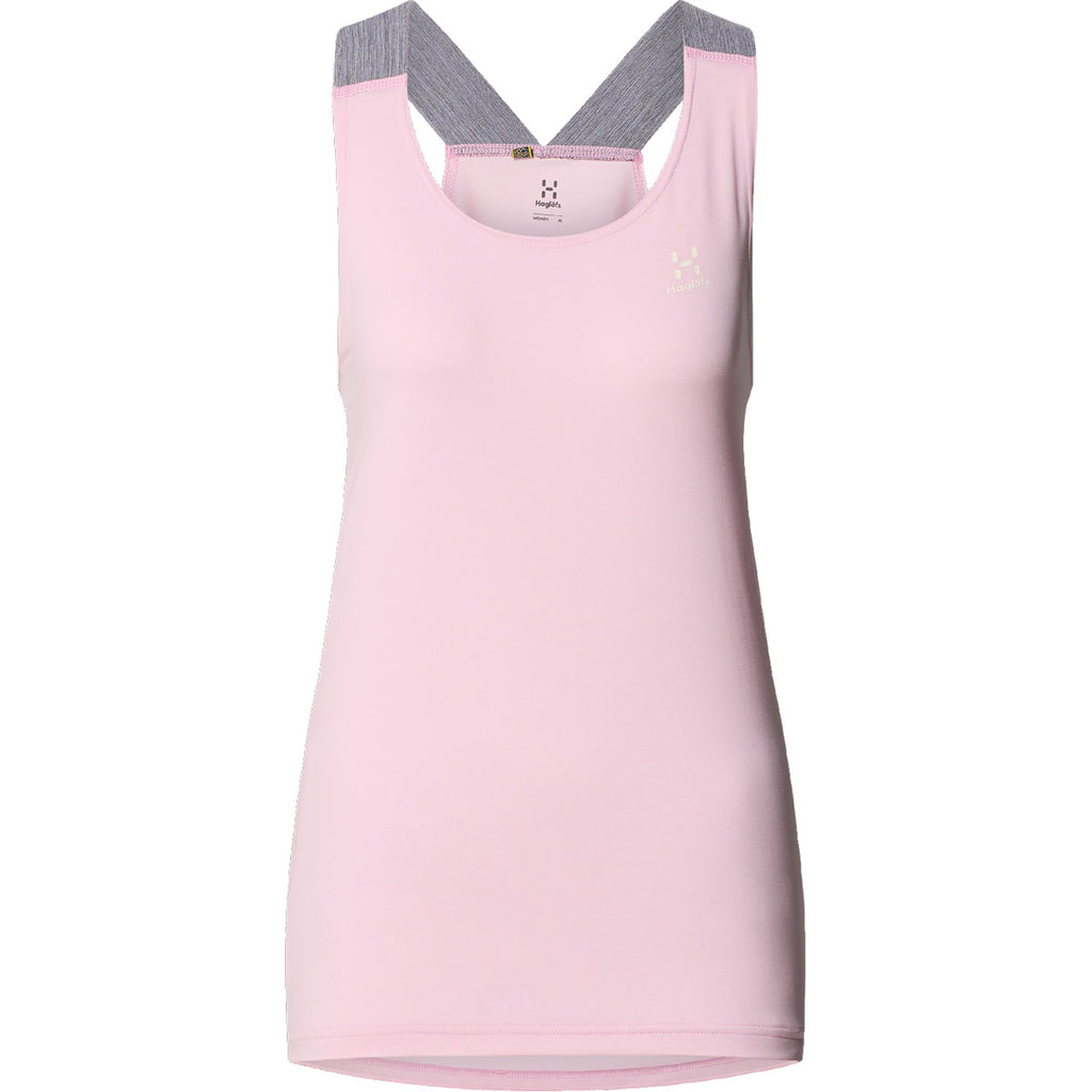 Camiseta De Tirantes Mujer Ridge Tank Women Haglöfs Rosa 1