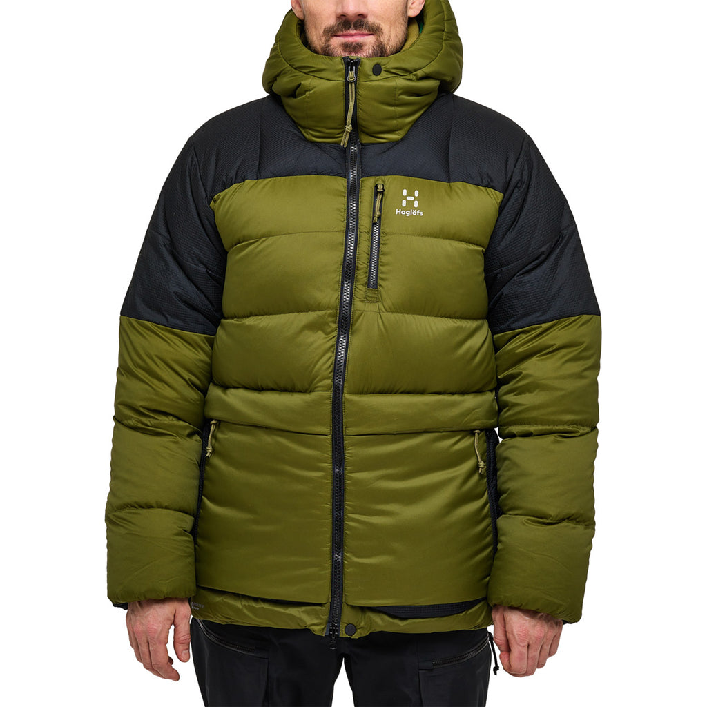 Chaqueta Hombre Riksgränsen Down 800 Hood Men Haglöfs Verde 3