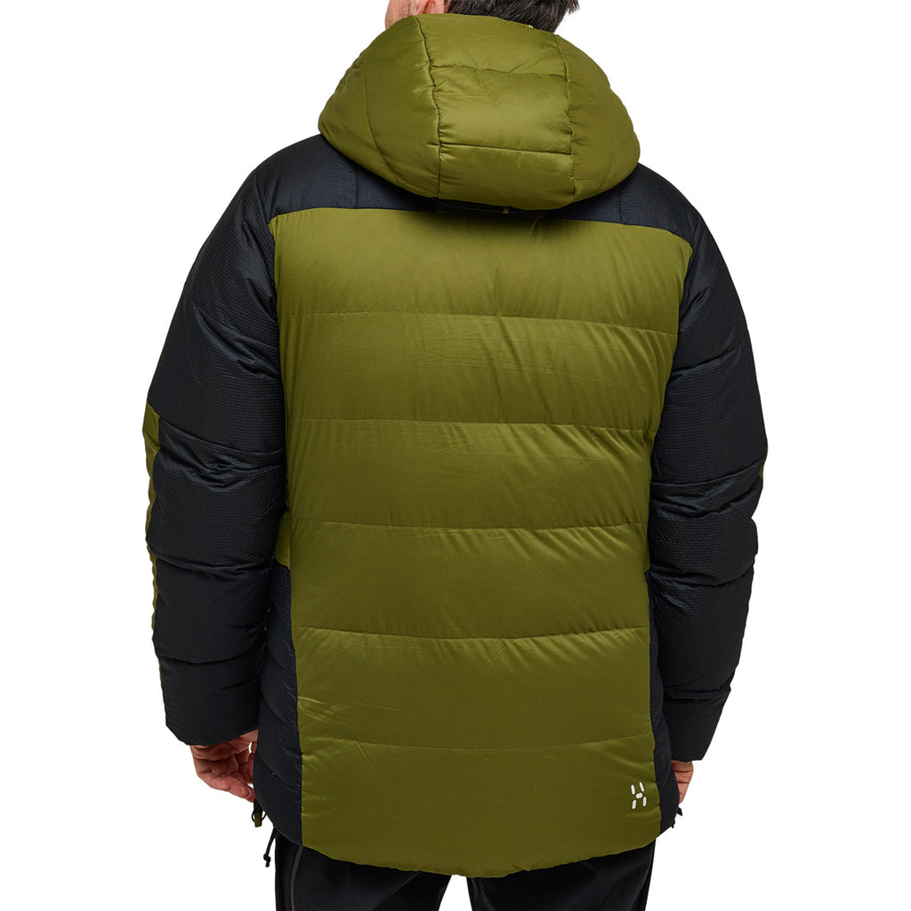 Chaqueta Hombre Riksgränsen Down 800 Hood Men Haglöfs Verde 4