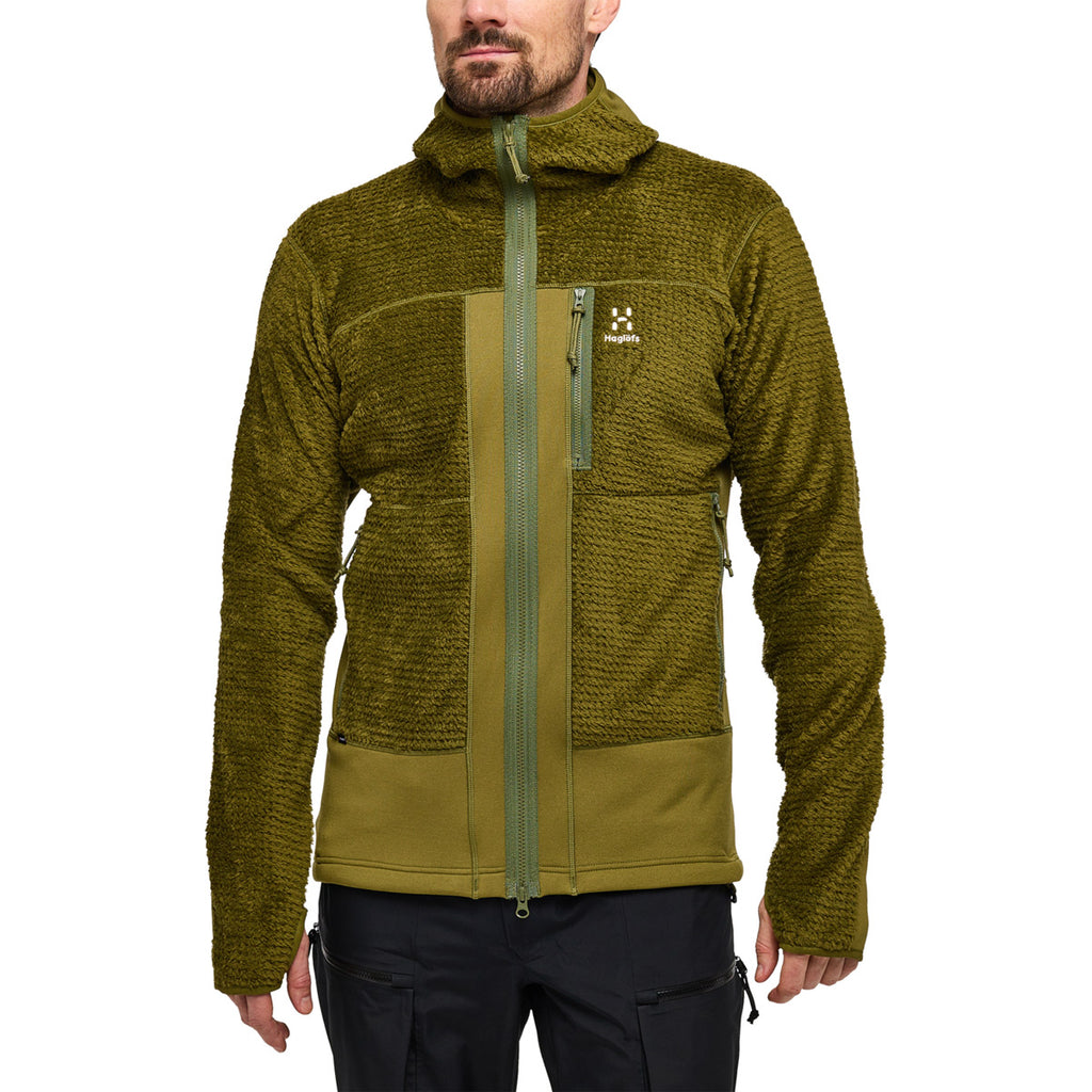 Polar Hombre Vassi Mid Hood Men Haglöfs Verde 3