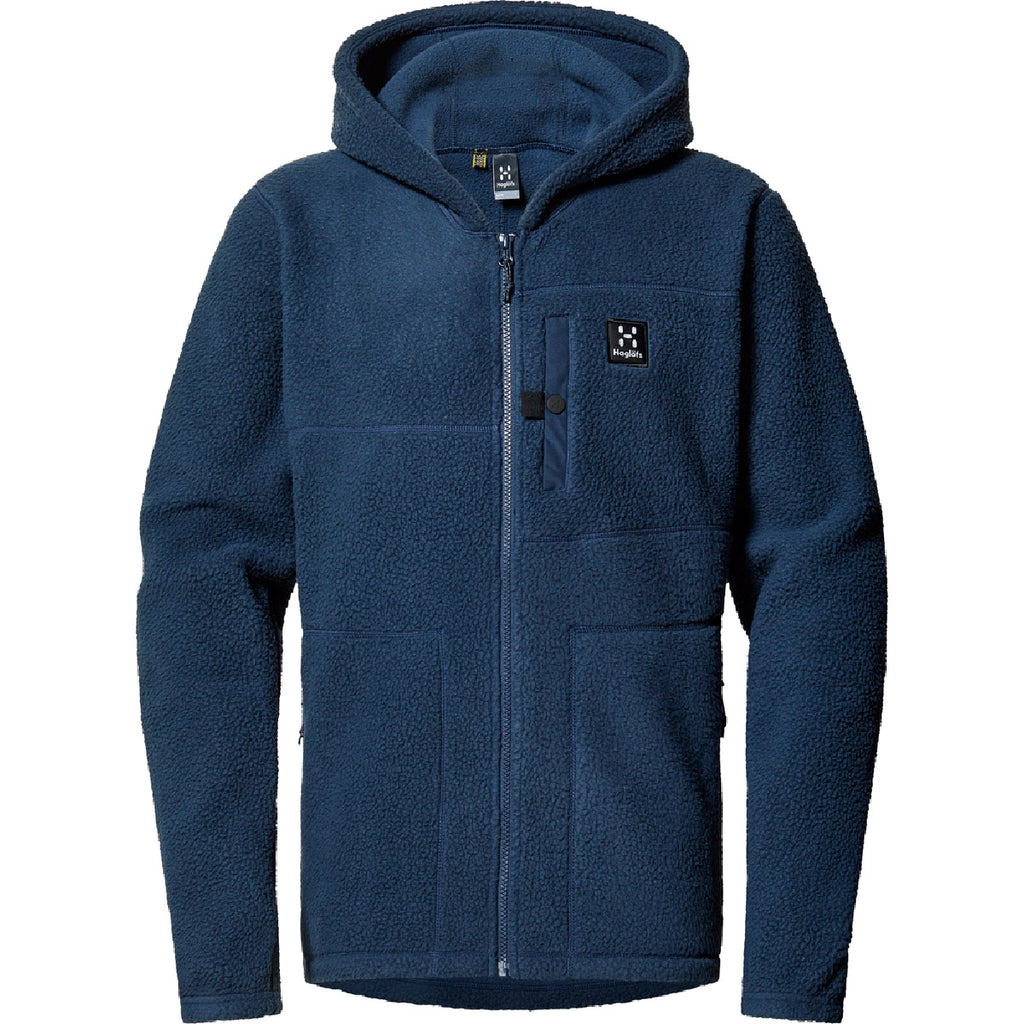 Polar Hombre Malung Pile Hood Men Haglöfs Azul 1