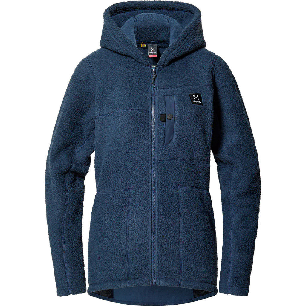 Polar Mujer Malung Pile Hood Women Haglöfs Azul 1