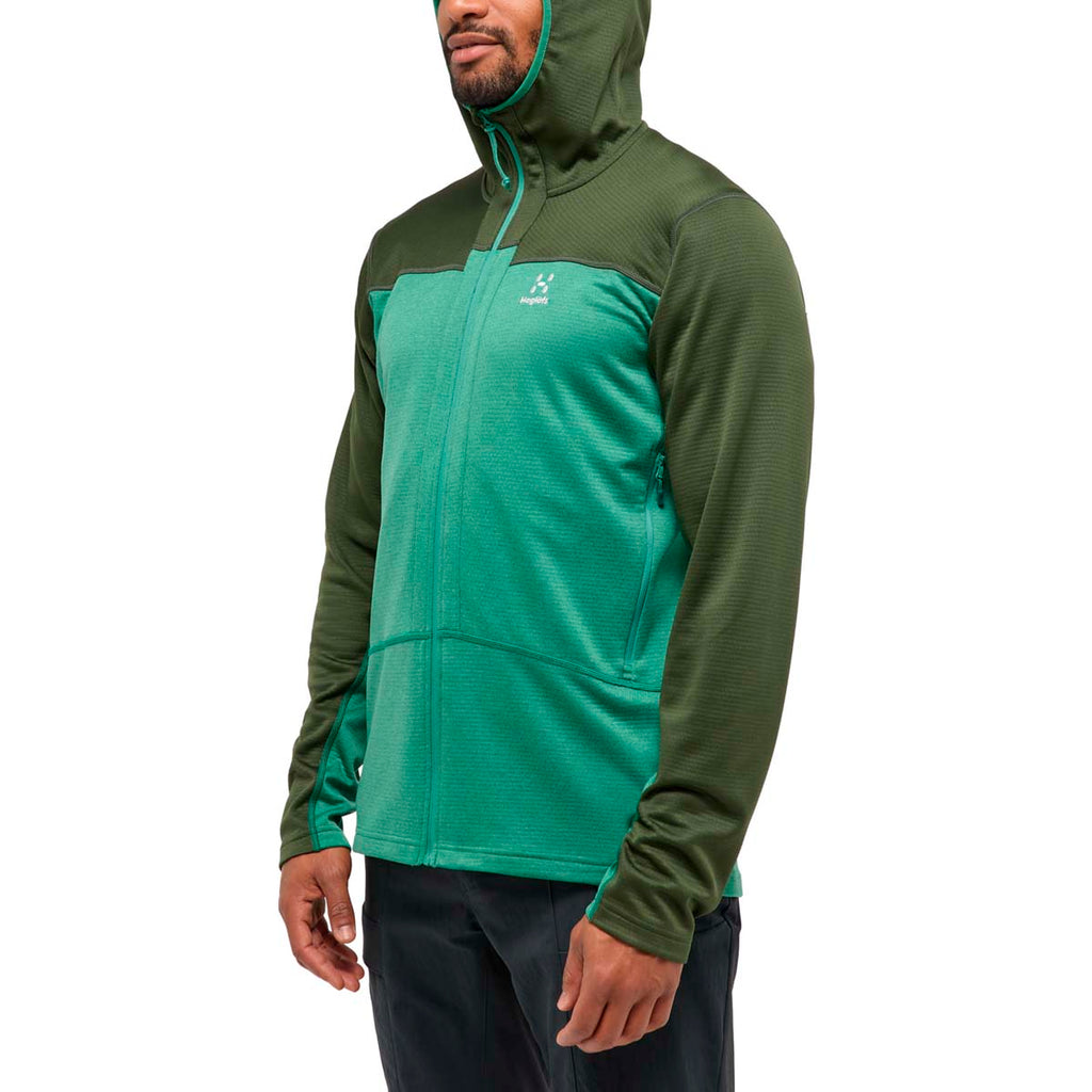 Polar Hombre Roc Flash Mid Hood Men Haglöfs Verde 5