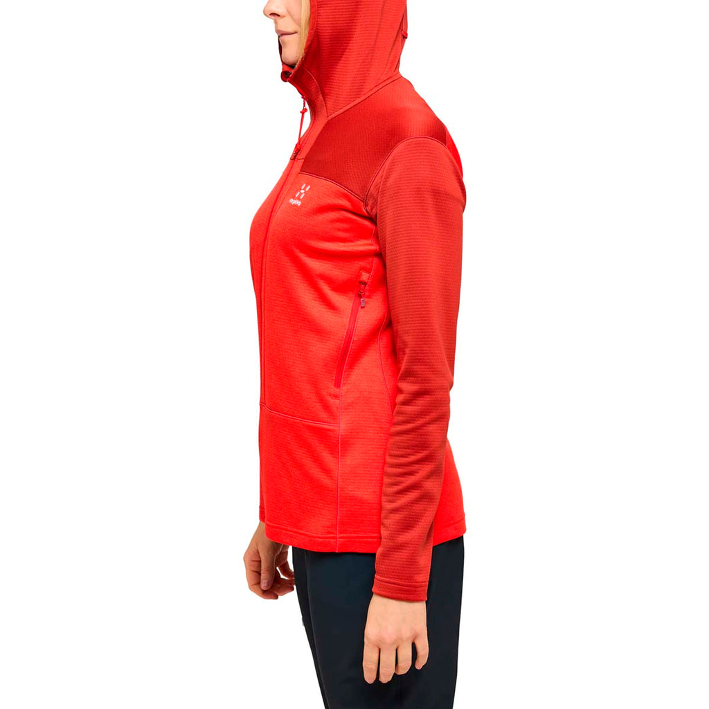 Polar Mujer Roc Flash Mid Hood Women Haglöfs Rojo 5