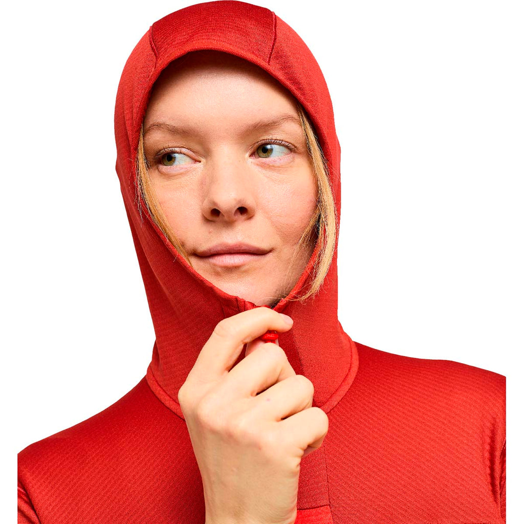 Polar Mujer Roc Flash Mid Hood Women Haglöfs Rojo 6