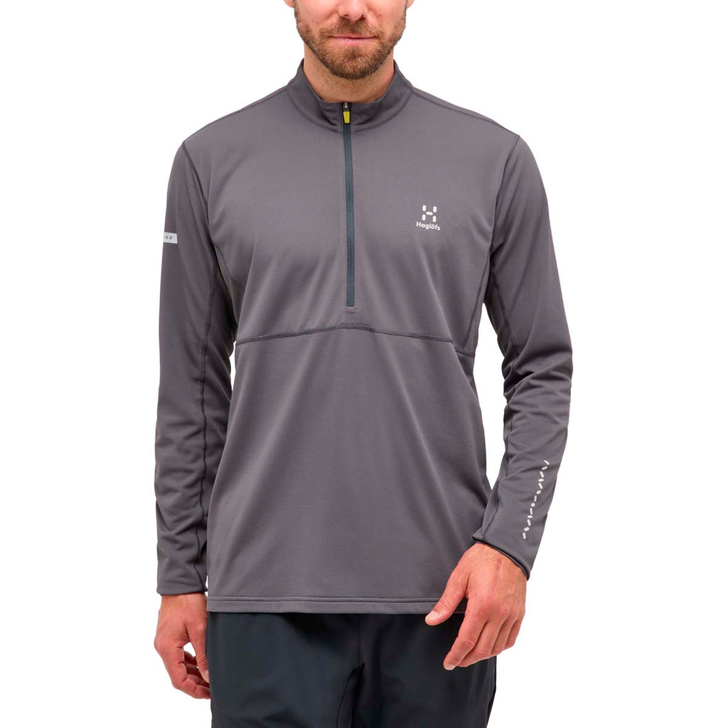 Polar Hombre L.I.M Tempo Trail Halfzip Men Haglöfs Gris 3