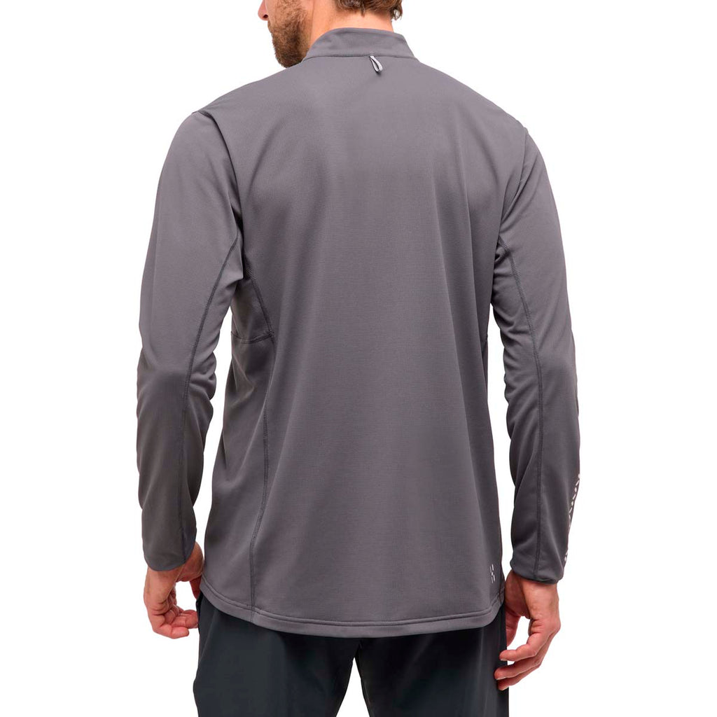 Polar Hombre L.I.M Tempo Trail Halfzip Men Haglöfs Gris 4