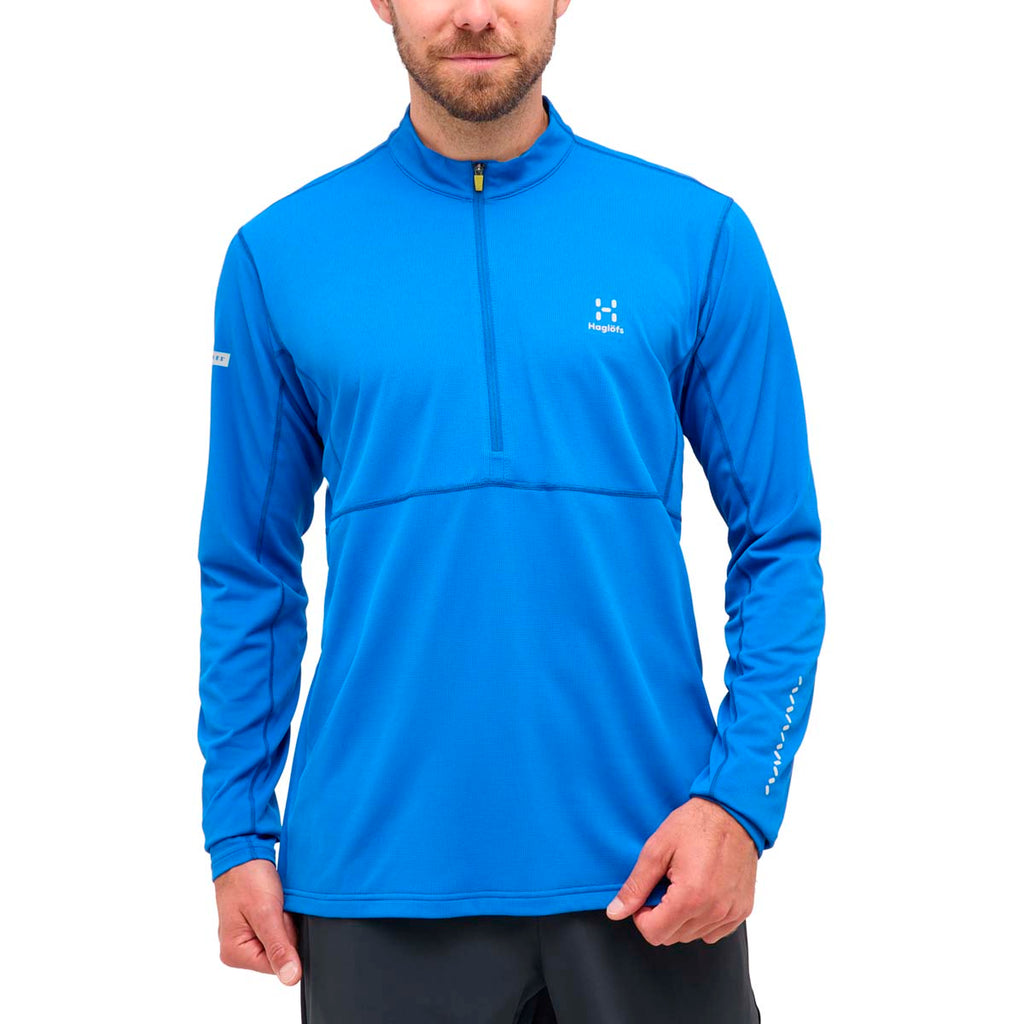 Polar Hombre L.I.M Tempo Trail Halfzip Men Haglöfs Azul 3