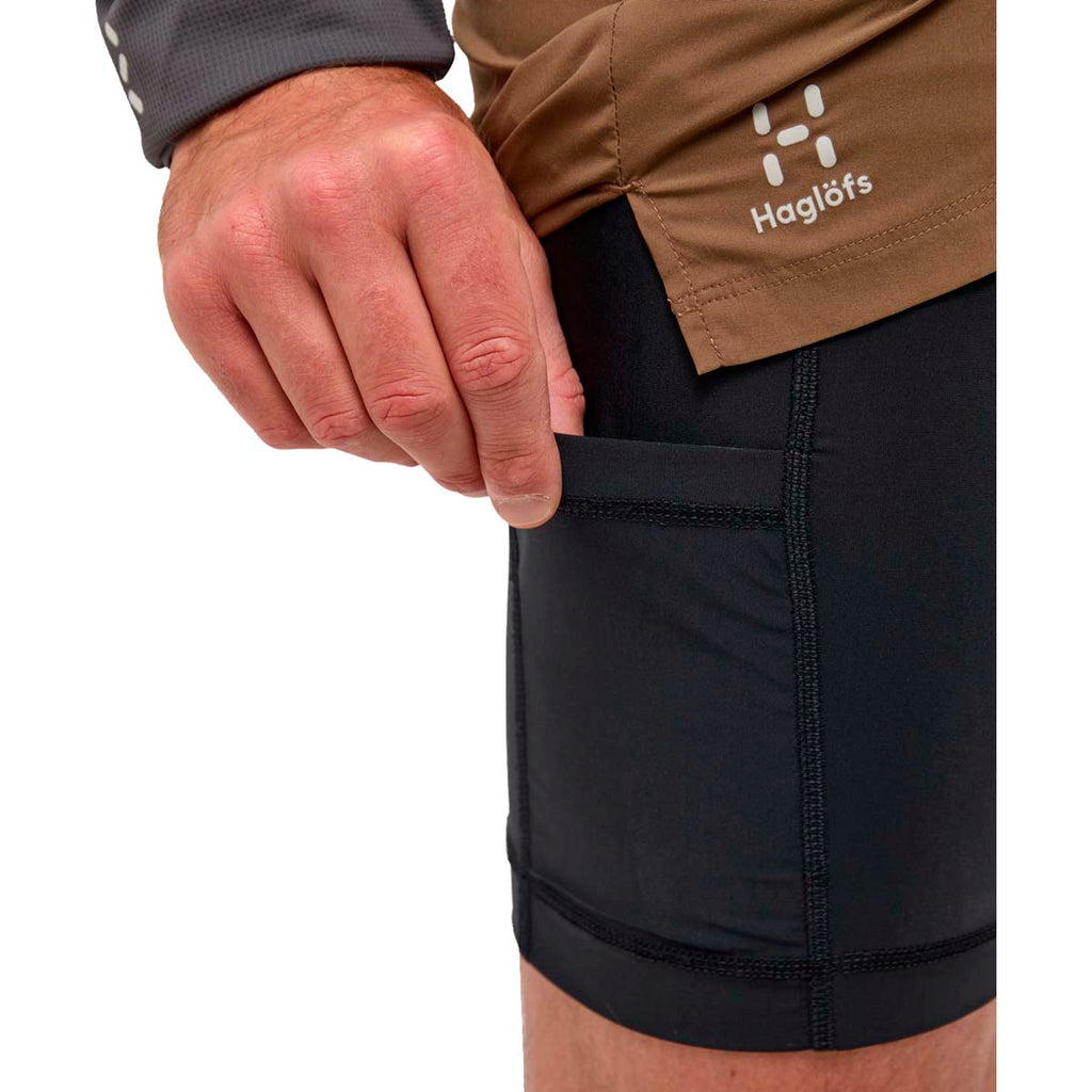 Pantalón Corto Hombre L.I.M Tempo Trail 2-In-1 Short Haglöfs Marrón 7