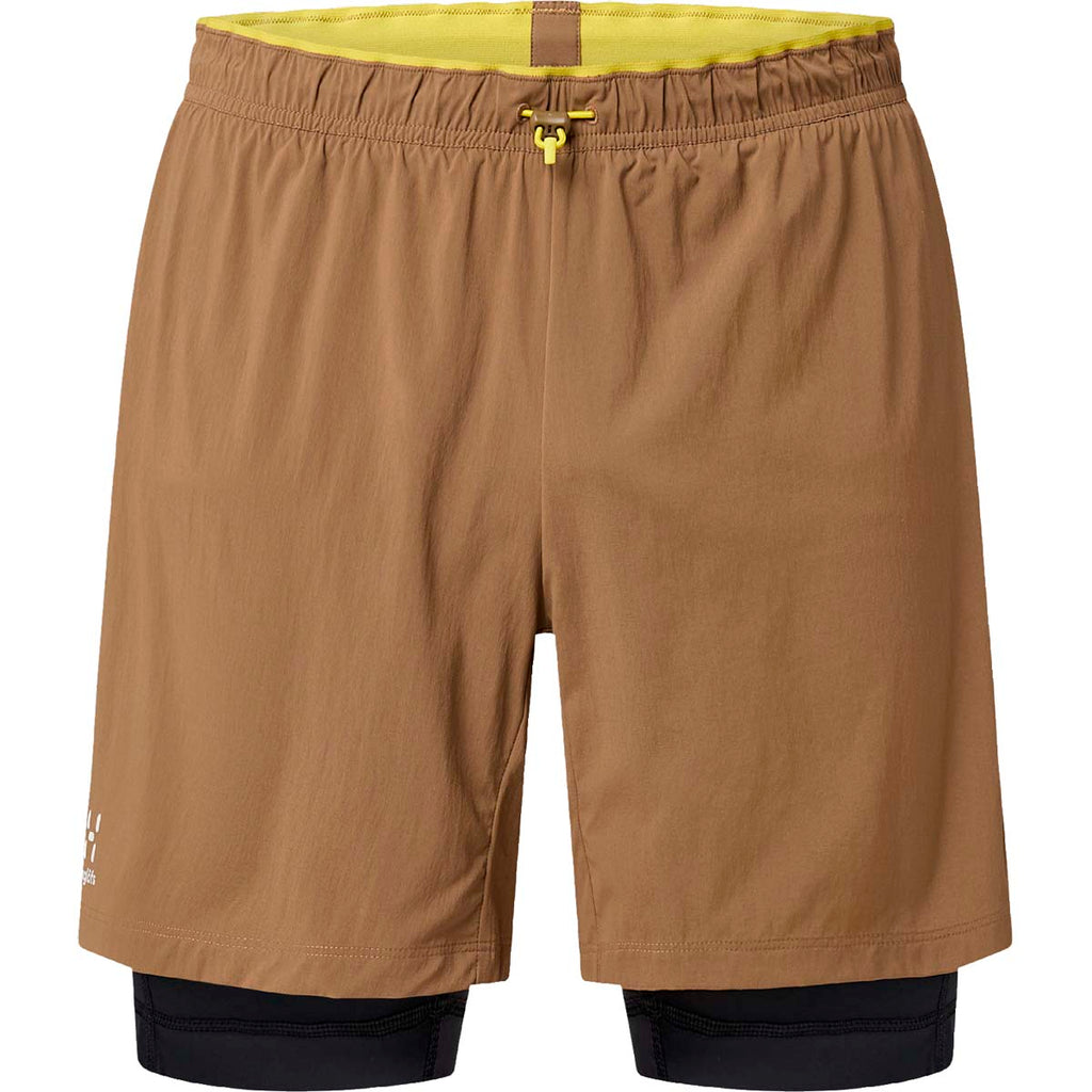 Pantalón Corto Hombre L.I.M Tempo Trail 2-In-1 Short Haglöfs Marrón 1