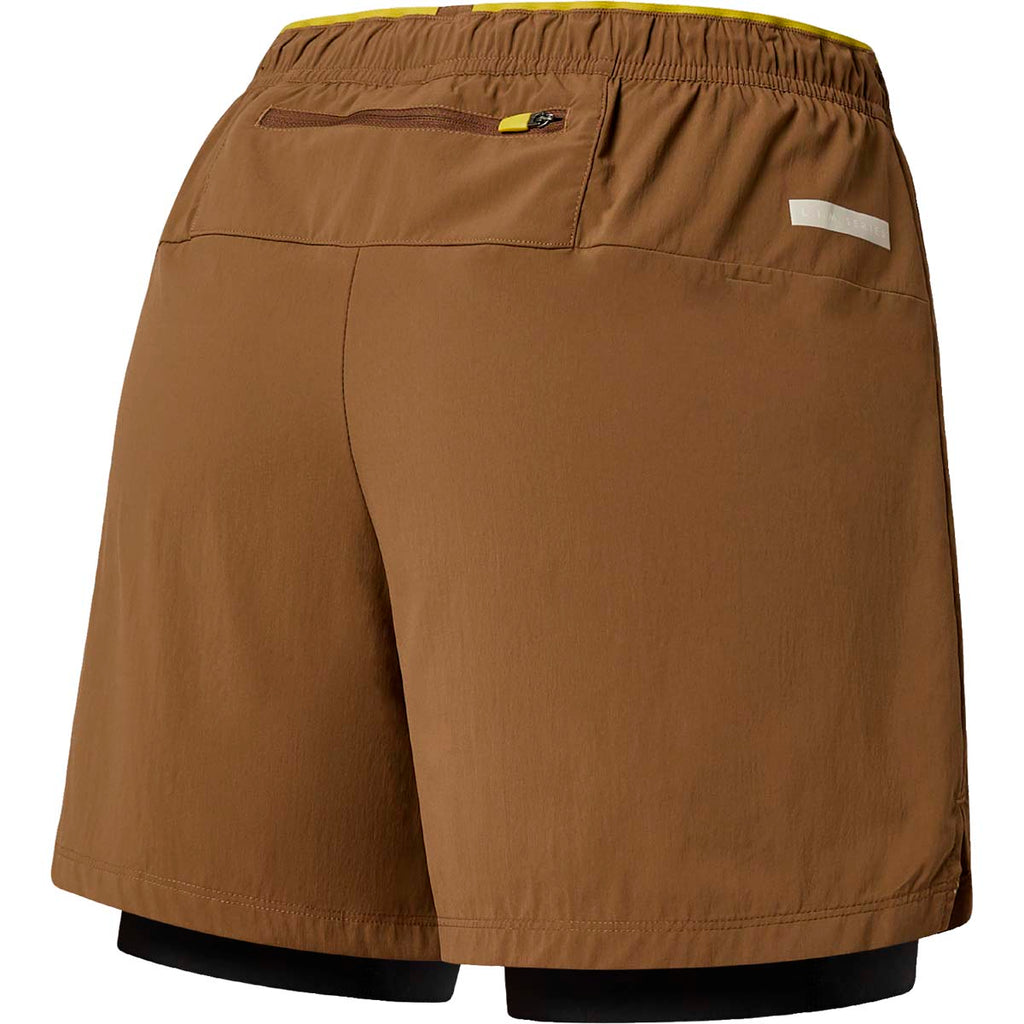 Pantalón Corto Mujer L.I.M Tempo Trail 2-In-1 Short Haglöfs Marrón 2