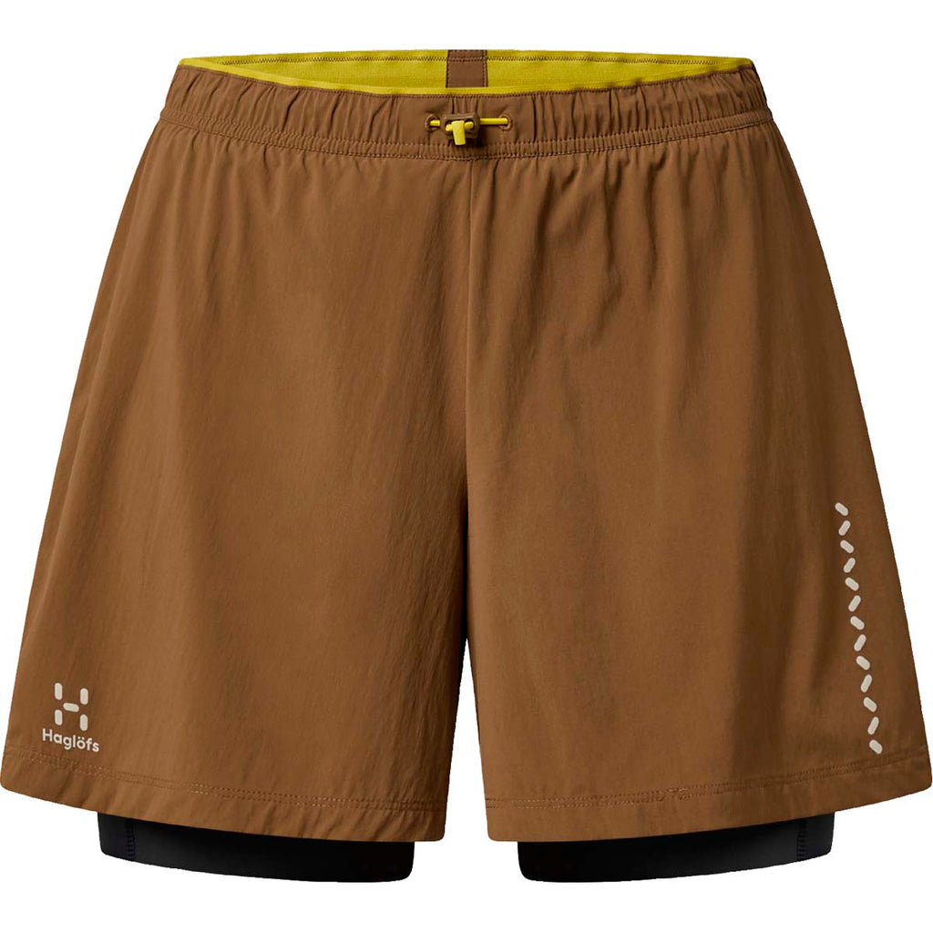 Pantalón Corto Mujer L.I.M Tempo Trail 2-In-1 Short Haglöfs Marrón 1