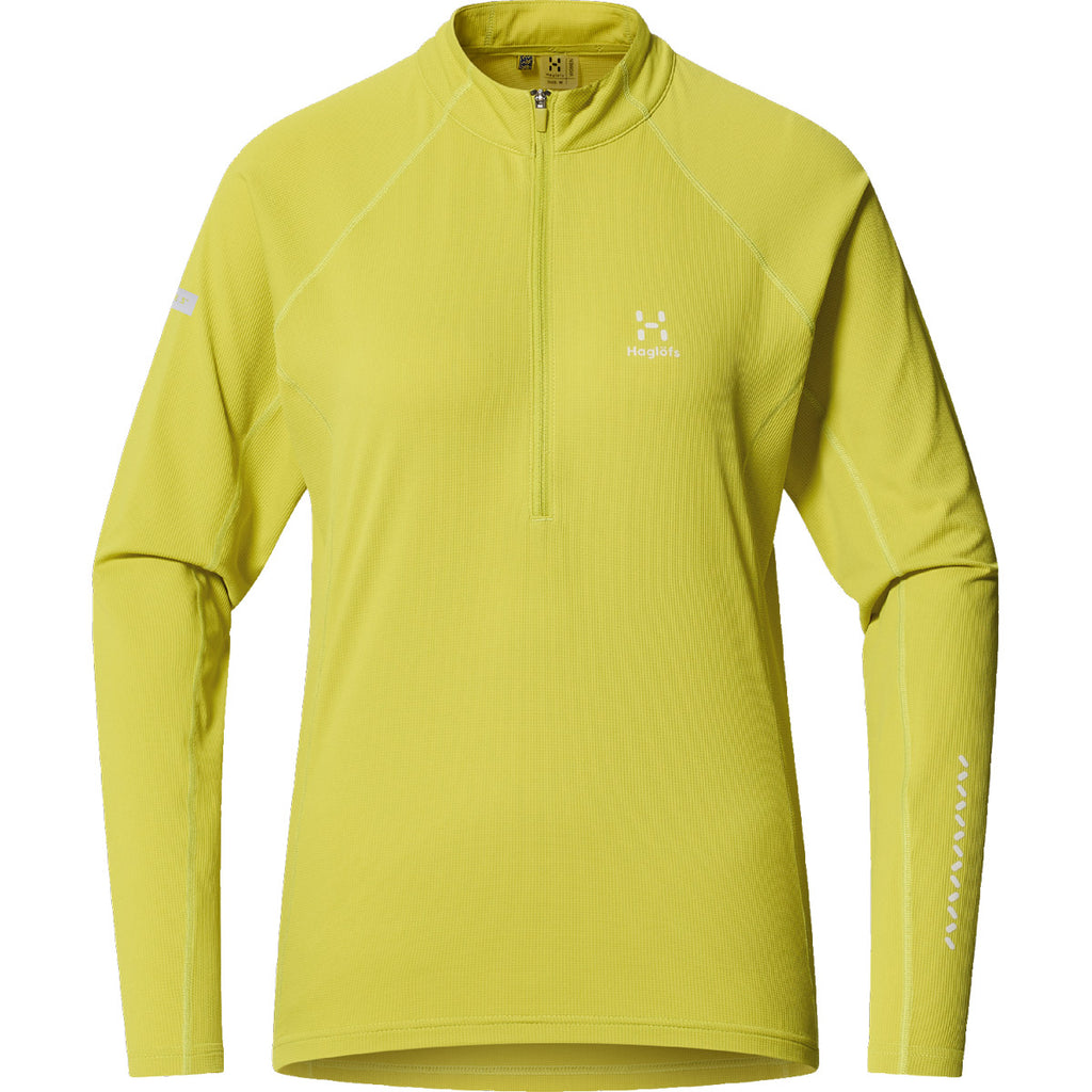 Polar Mujer L.I.M Tempo Trail Halfzip Wome Haglöfs Amarillo 1