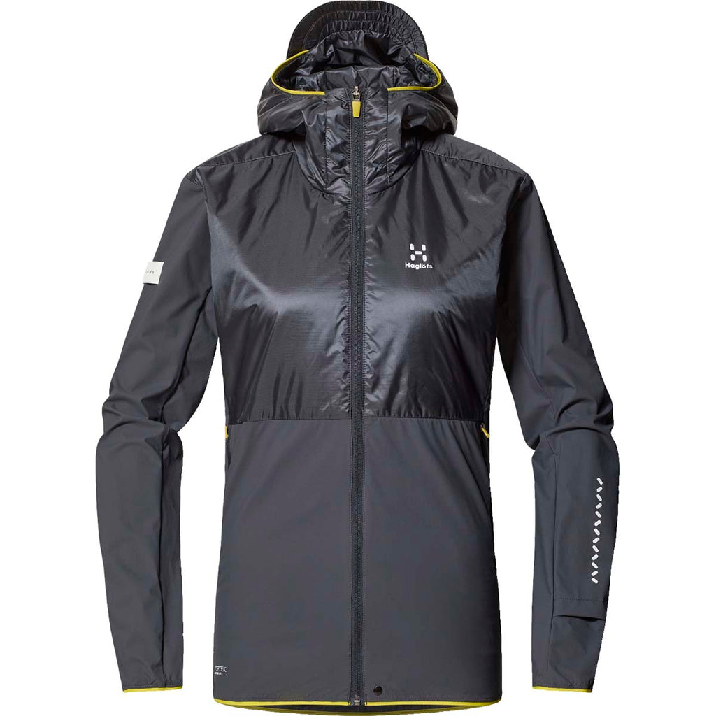 Chaqueta Mujer L.I.M Tempo Trail Mimic Hood W Haglöfs Gris 1