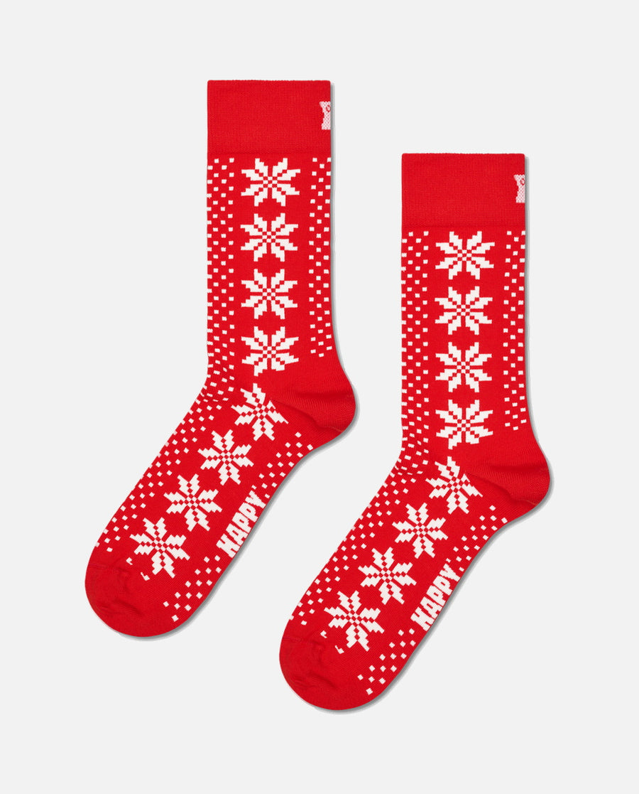 Calcetines  Fair Isle Stars Sock Red