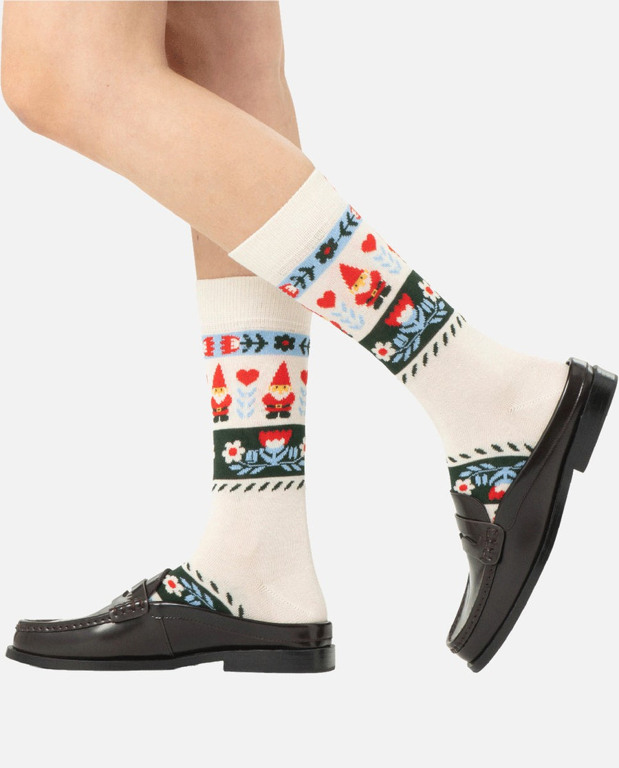 Calcetines  Folklore Christmas Str Sck Wht