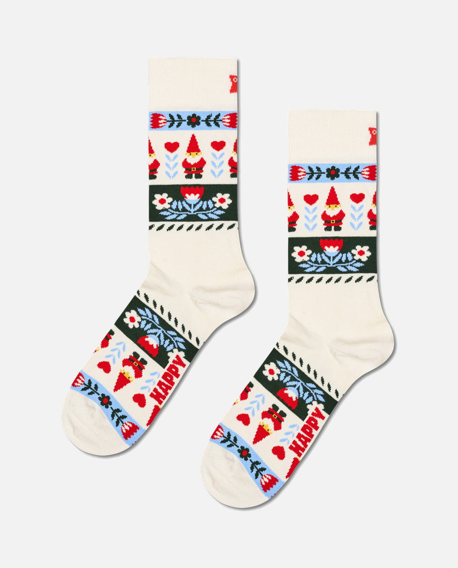 Calcetines  Folklore Christmas Str Sck Wht