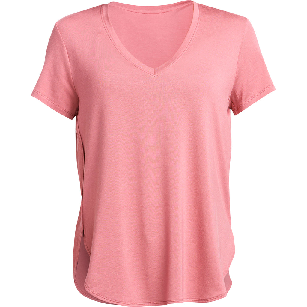 Camiseta Mujer Agda V-Neck Lole Rosa 1