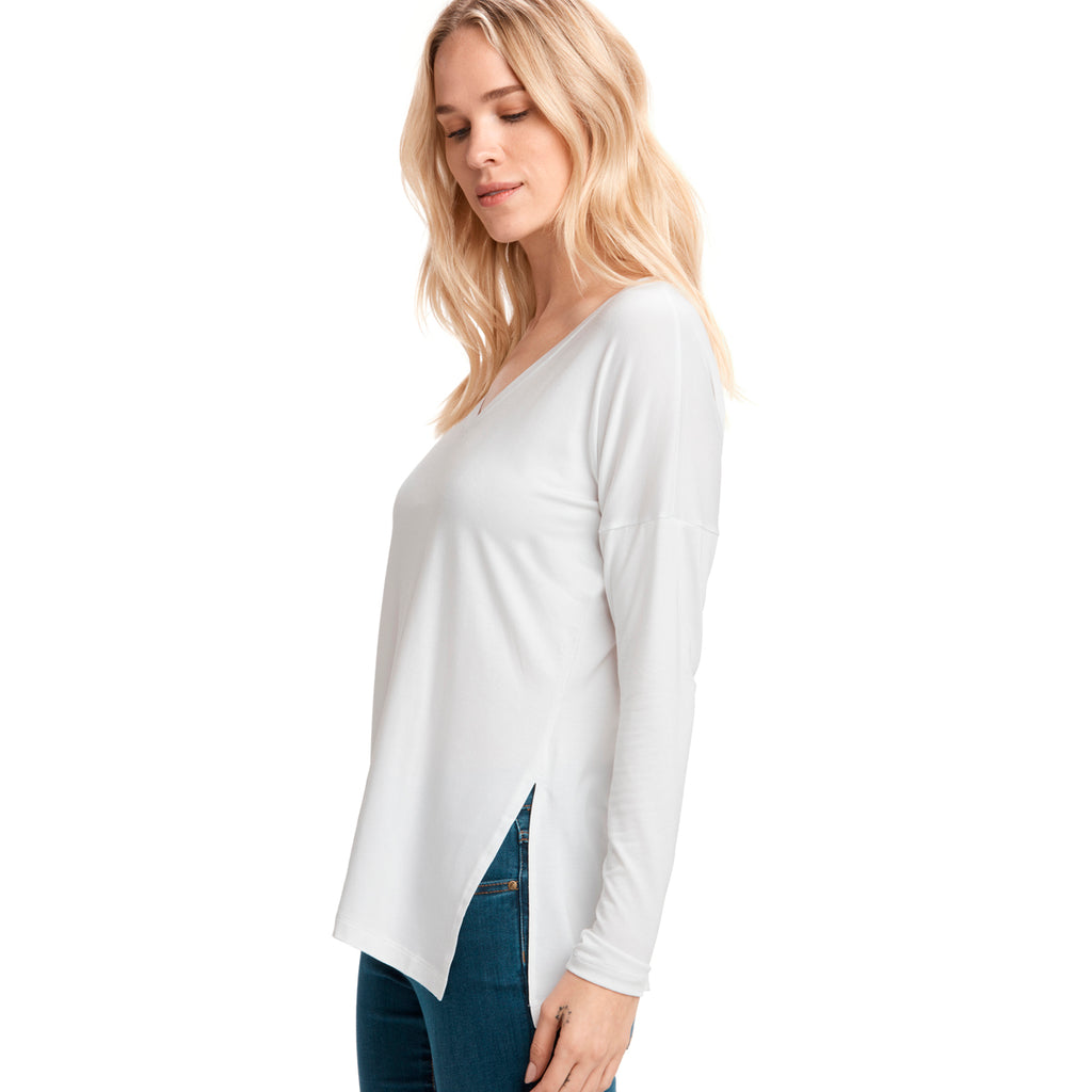 Camiseta Mujer Agda Long Sleeves Lole Blanco 4