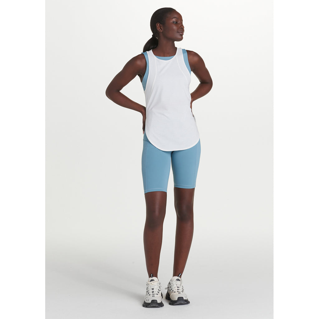 Camiseta De Tirantes Mujer Performance Wool  Tank Top Lole Blanco 2