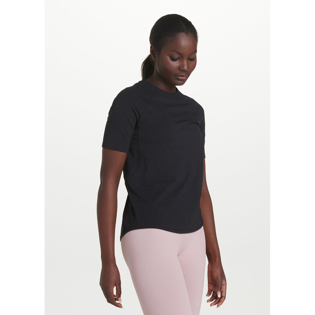 Camiseta Mujer Performance Wool  Short Sleeve Lole Negro 4