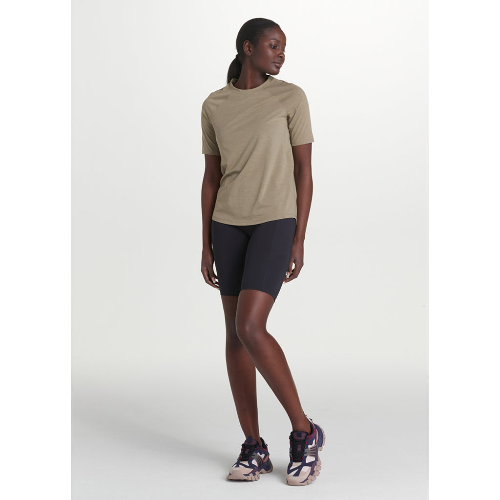 Camiseta Mujer Performance Wool  Short Sleeve Lole Marrón 5