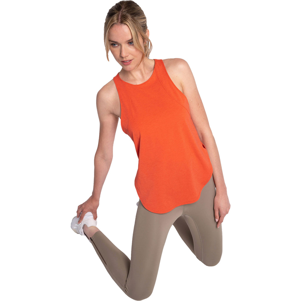 Camiseta De Tirantes Mujer Performance Wool Tank Top Lole Naranja 6