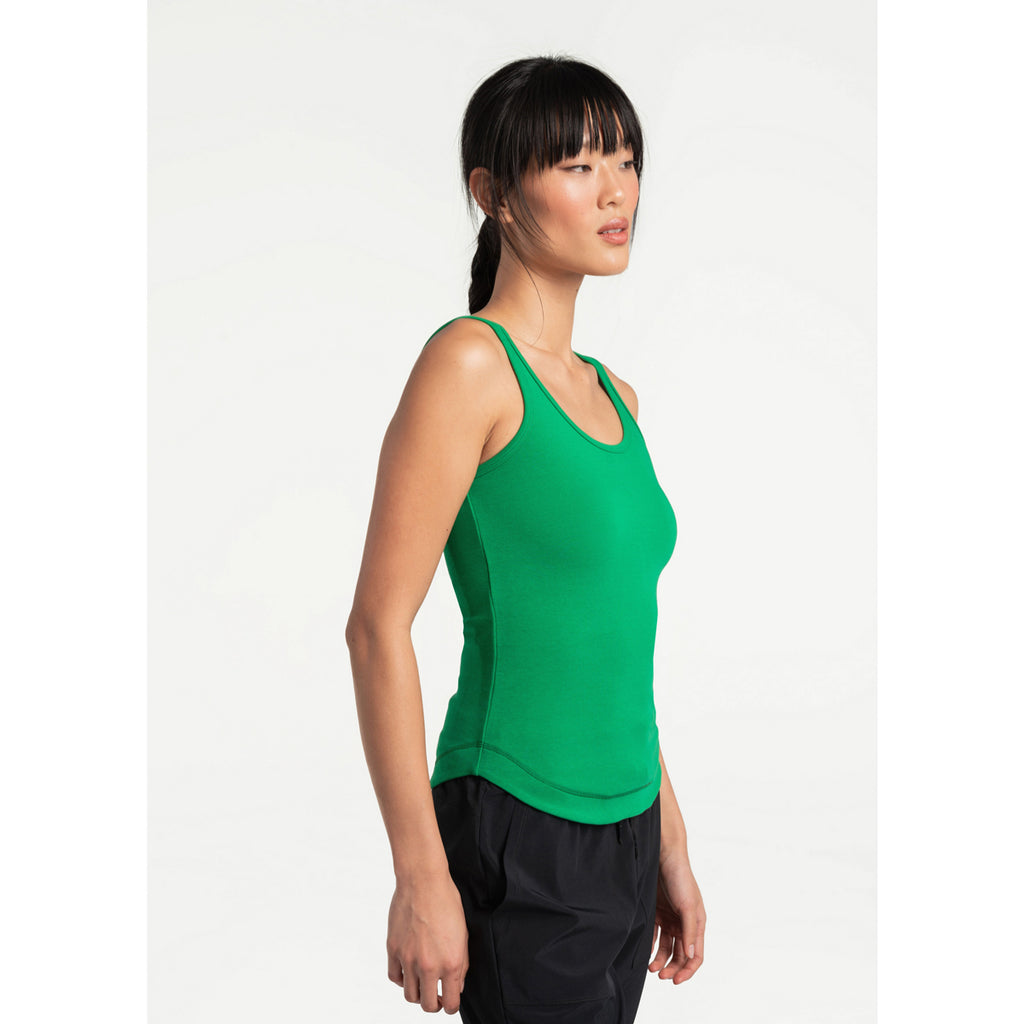 Camiseta De Tirantes Mujer Organic Cotton Tank Top Lole Verde 3