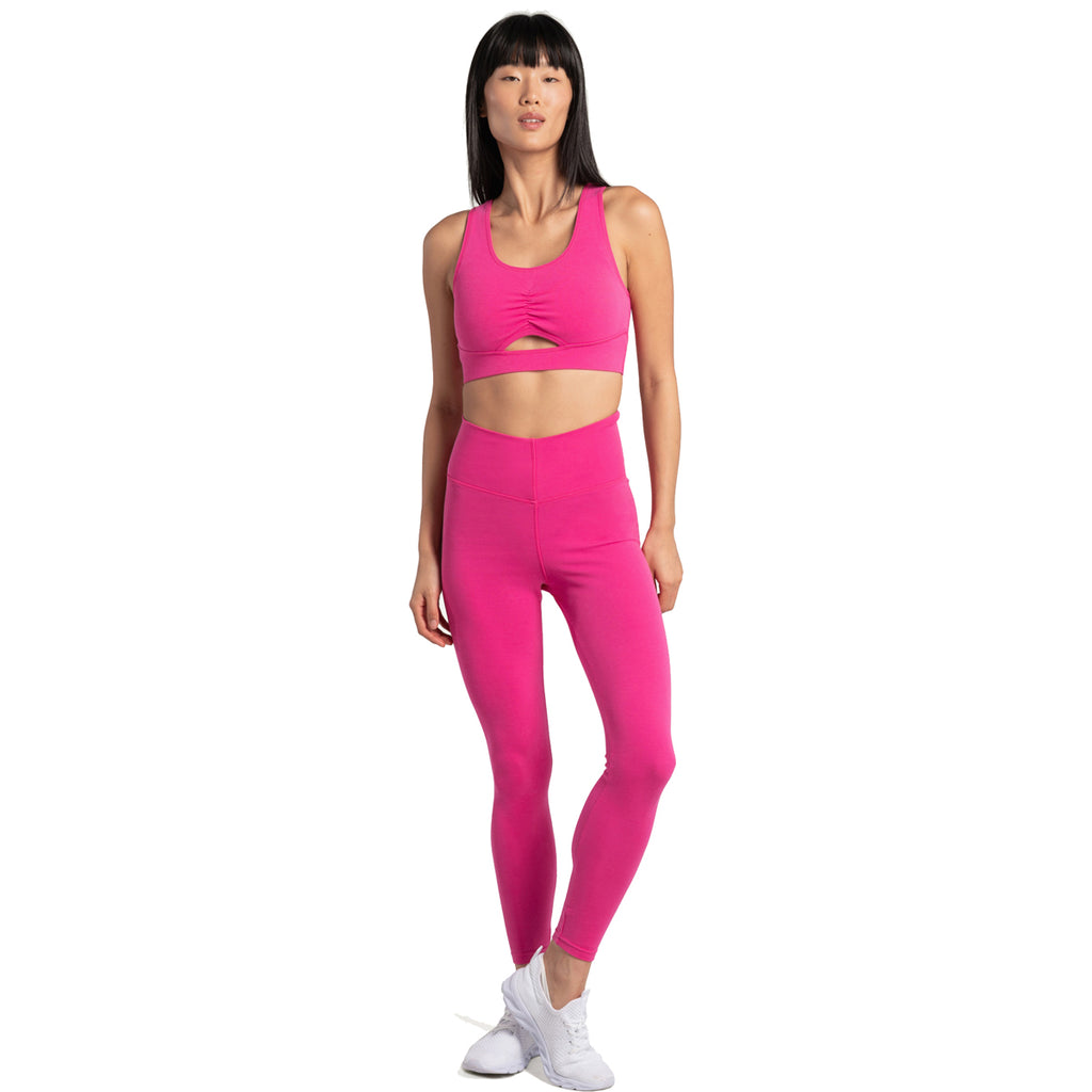 Malla Mujer Organic Cotton Ankle Leggings Lole Rosa 1